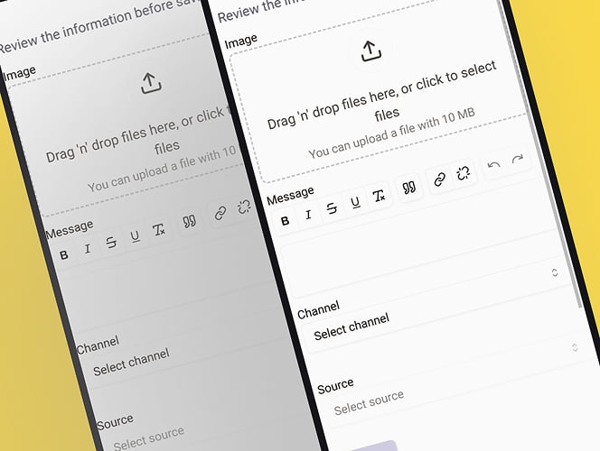 telegram channel manager app screenshot