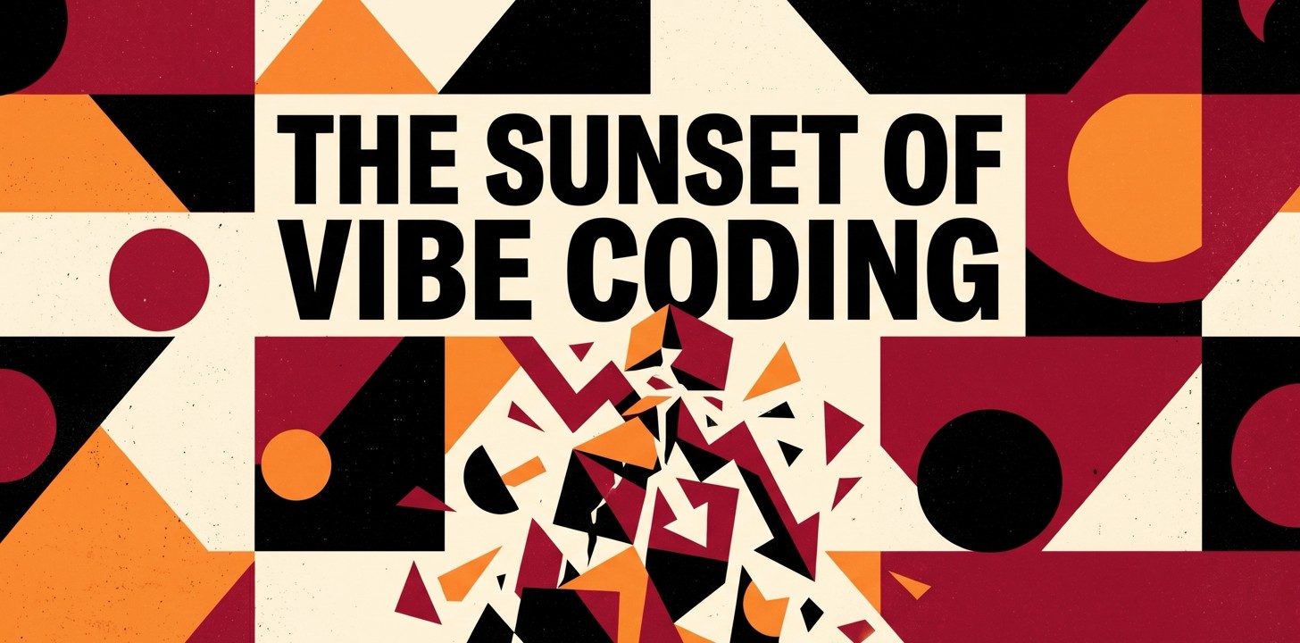 The sunset of vibe coding