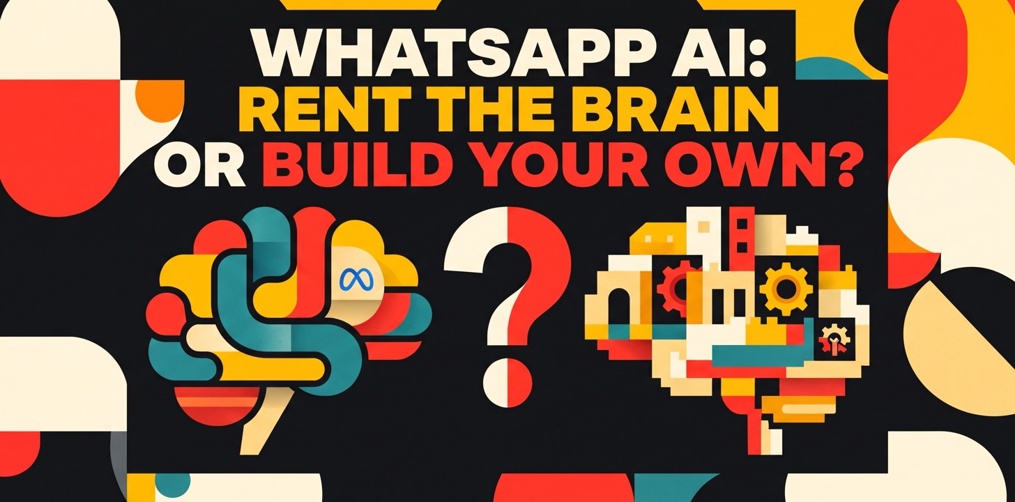 Meta just put an AI agent inside WhatsApp. Rent it or build your own?